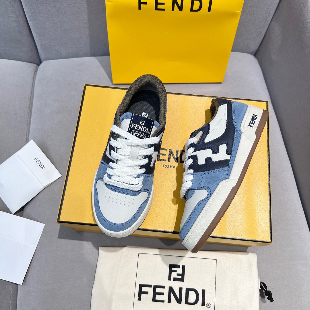 FENDI Match Canvas low-top  sneakers