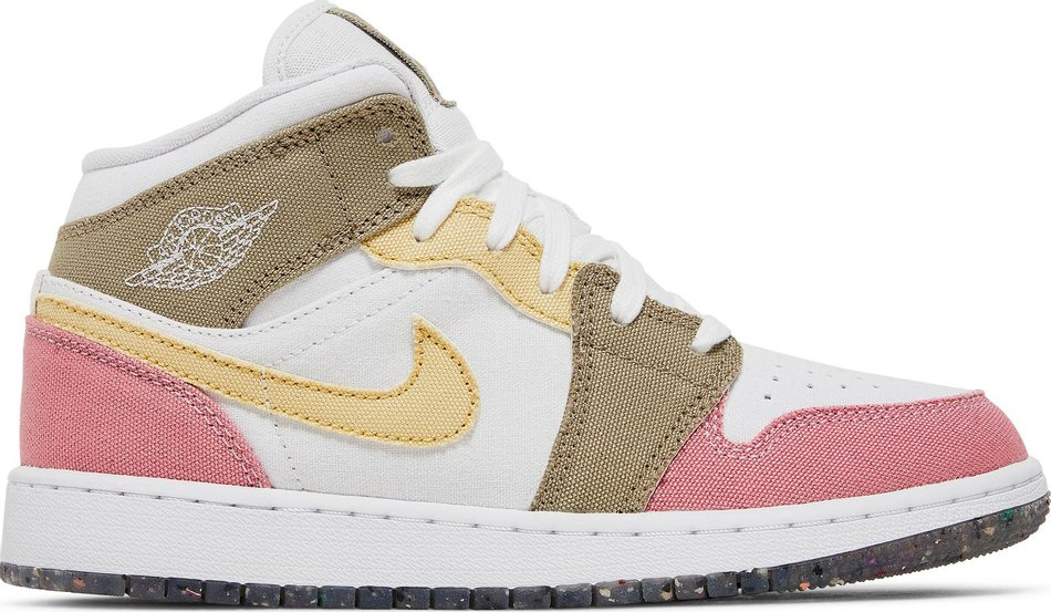Air Jordan 1 Mid SE GS Pastel Grind DJ0338-100