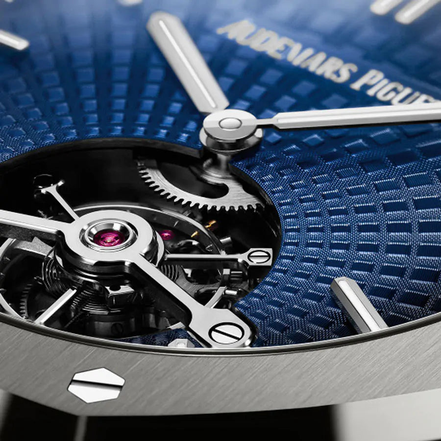 Audemars piguet Royal Oak Selfwinding Tourbillon 41MM Blue Dial Watch