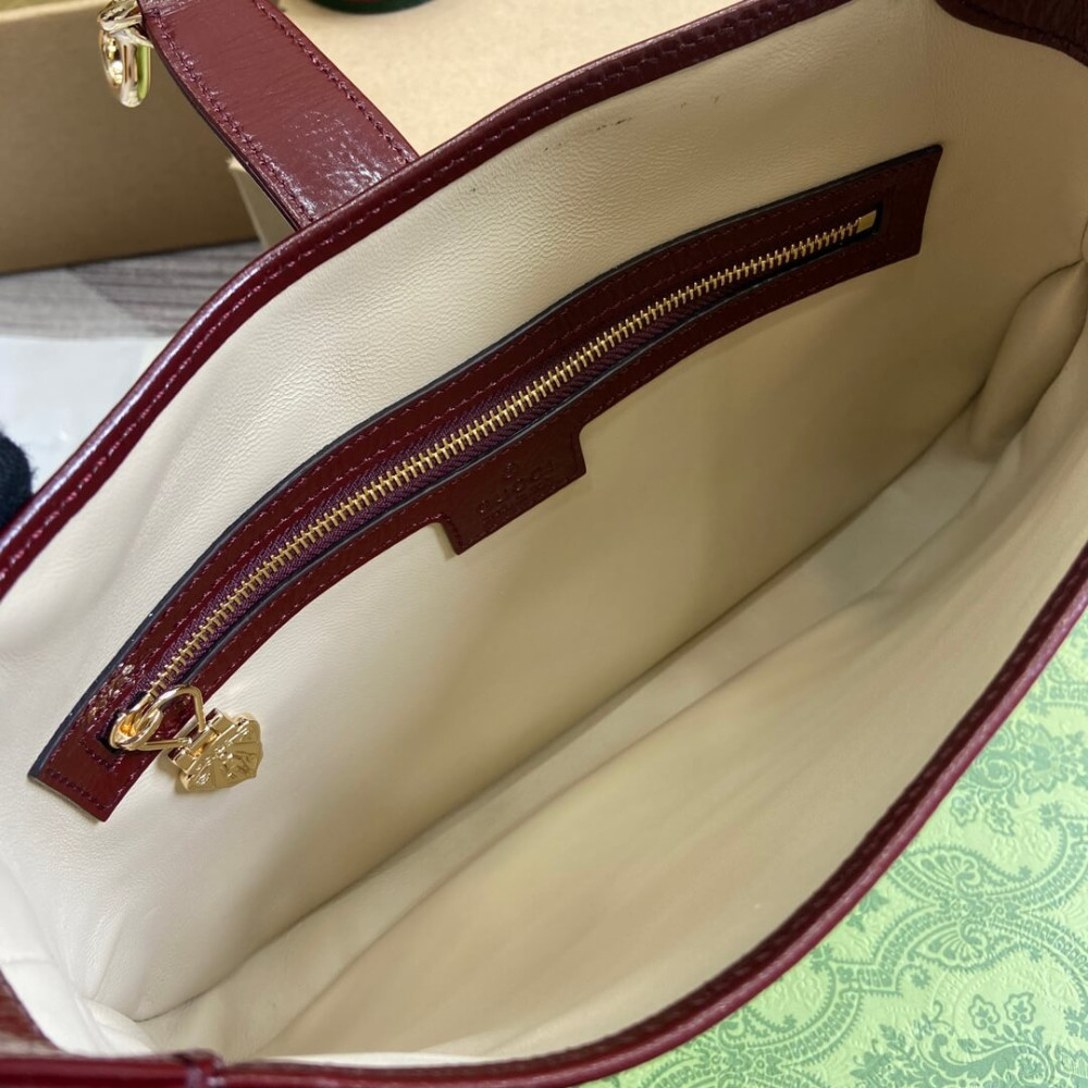 Gucci Jackie Small Shoulder Bag Patent Leather 27.5cm