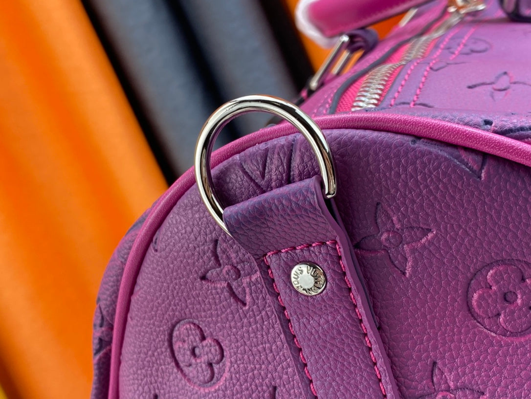 Louis Vuitton Keepall Bandouliere 50Cm Blue And Pink