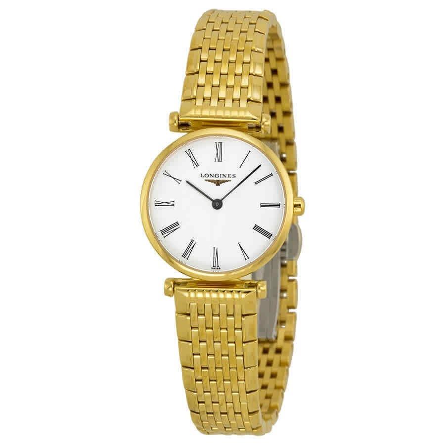 Longines Women's L42092118 La Grande Classique Gold-Tone 18kt Gold  Watch