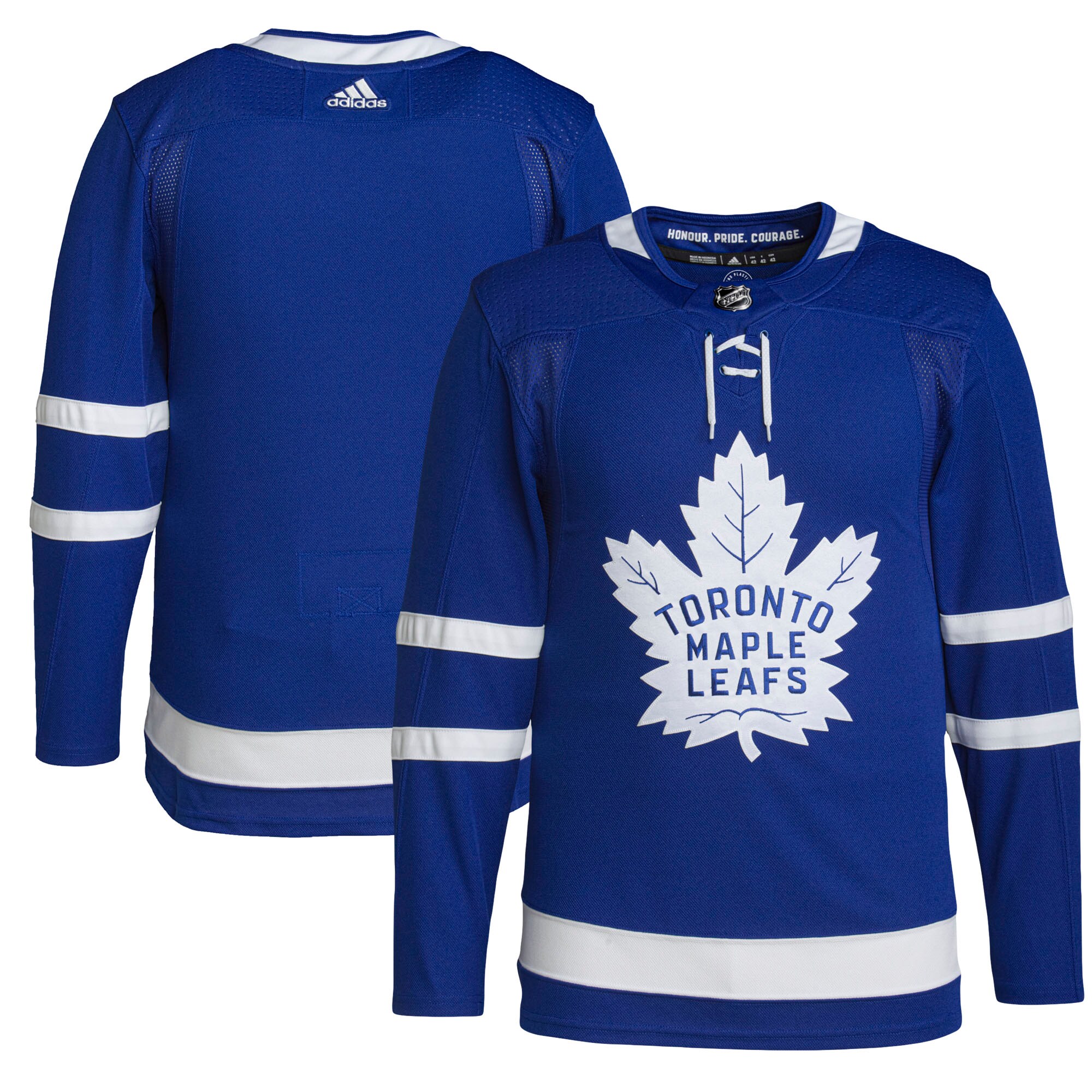 Toronto Maple Leafs adidas Home Primegreen Authentic Jersey – Royal