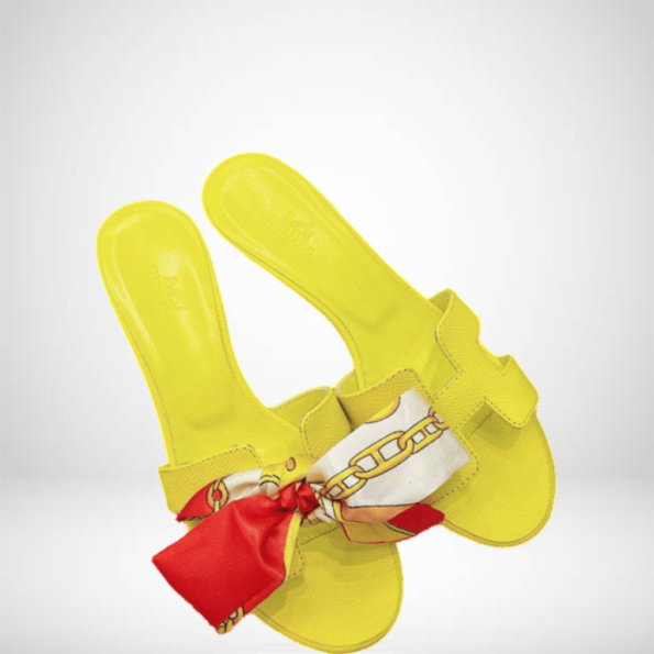 HERMES TURMERIC YELLOW OASIS SANDAL