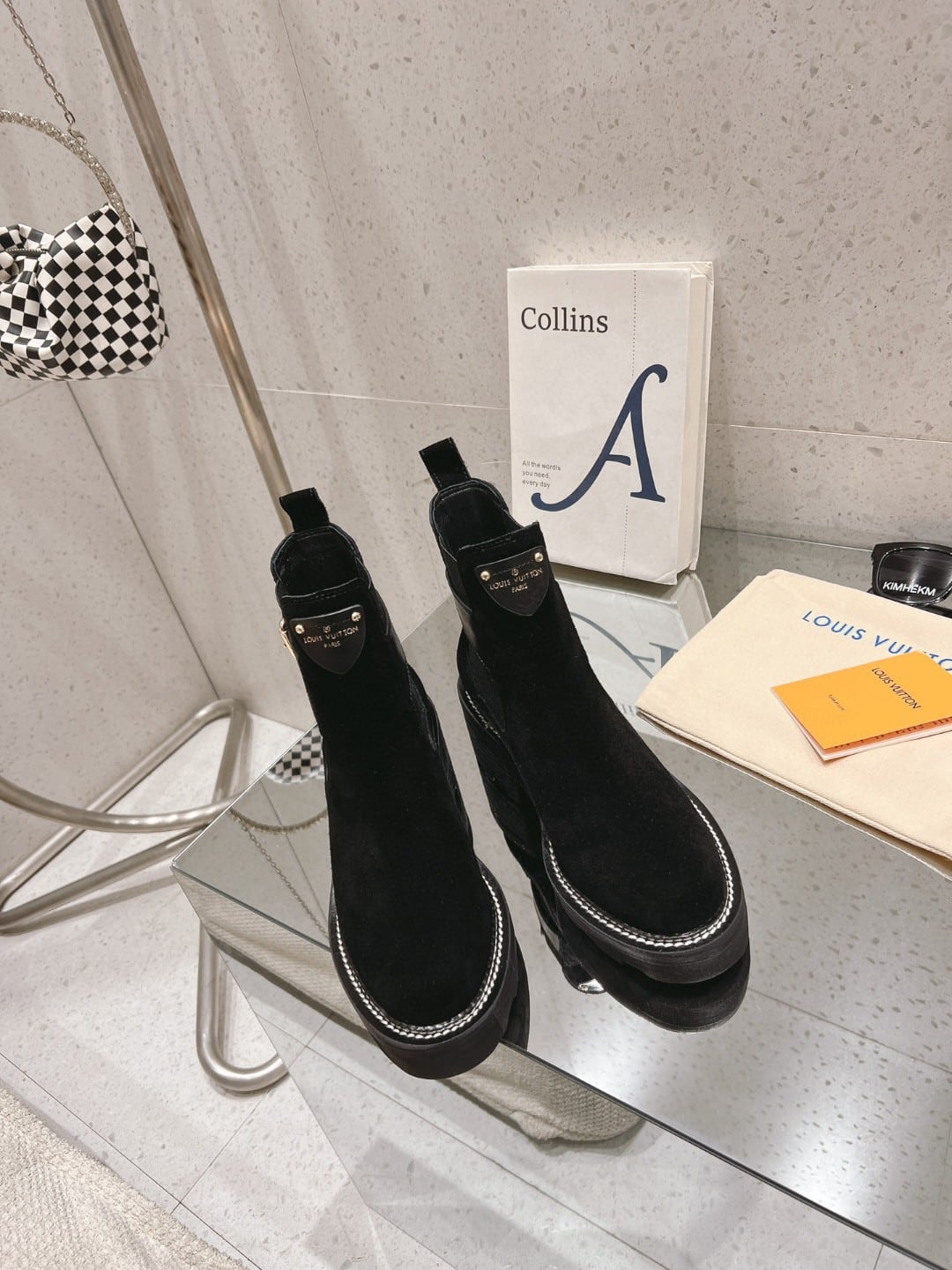 Louis Vuitton Beaubourg Ankle Boot Black 1Ackck