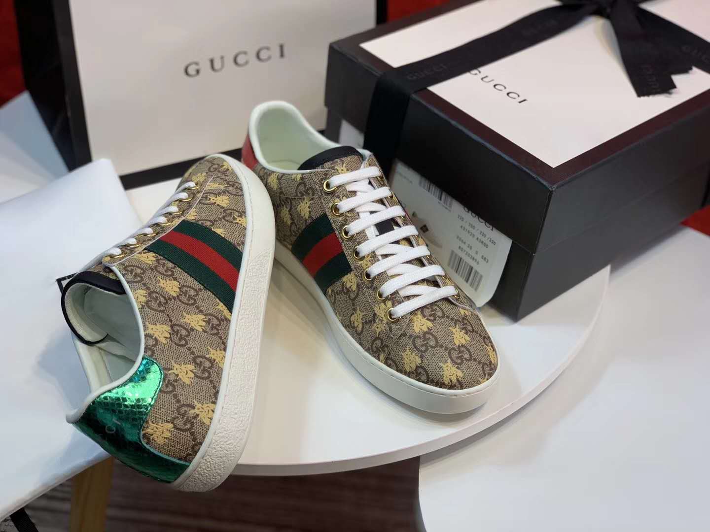 Gucci Ace Gg Supreme ?Bees? 548950 9N050 8465