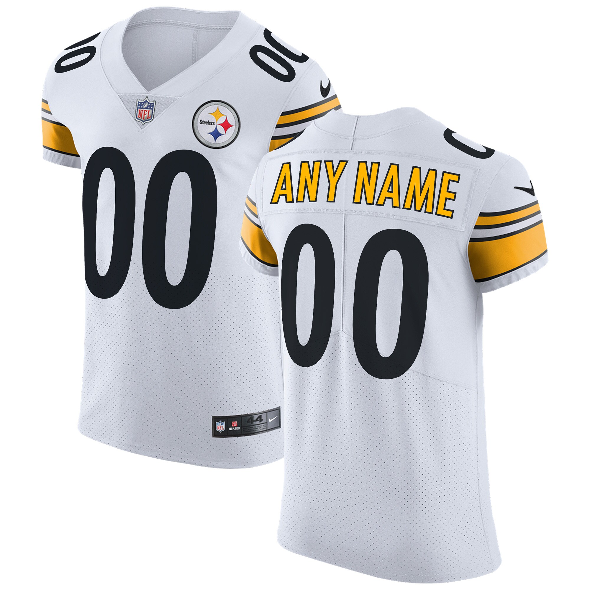 Pittsburgh Steelers Nike Vapor Untouchable Custom Elite Jersey - White
