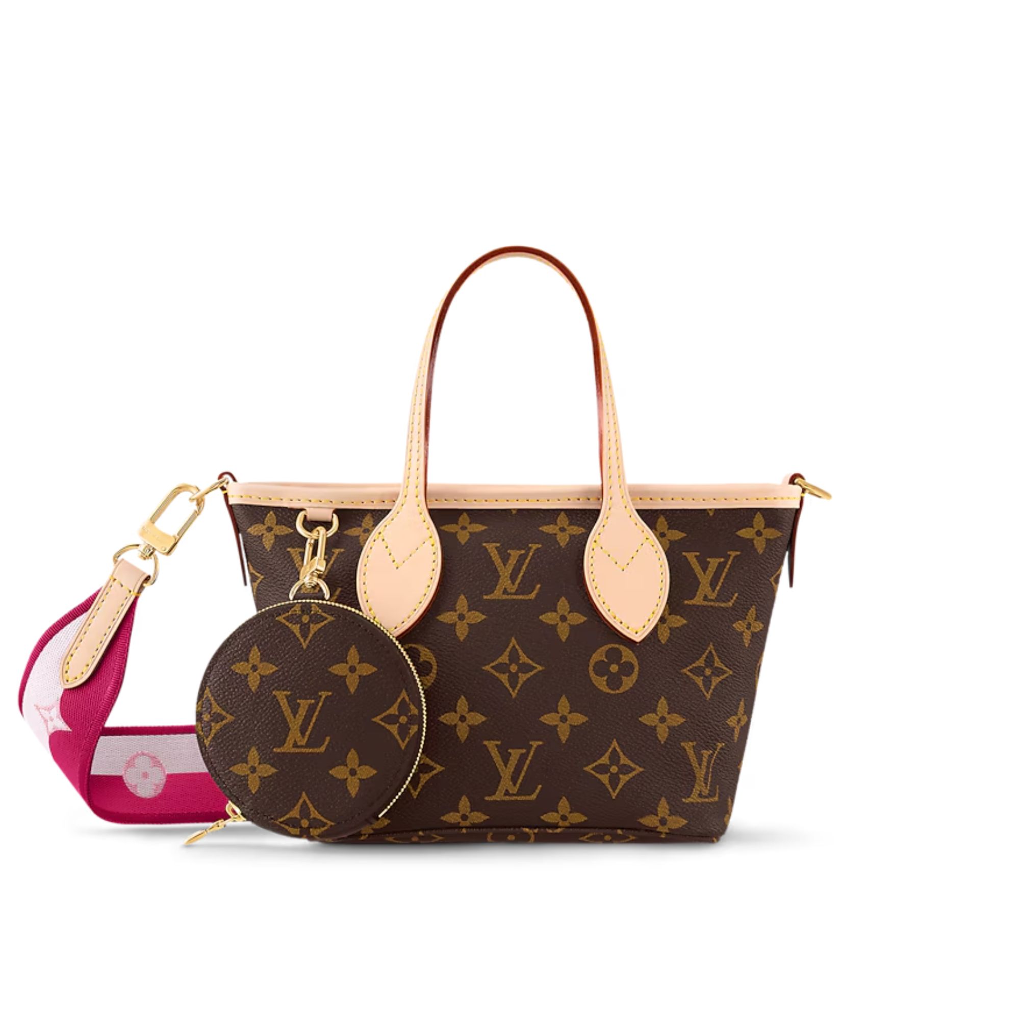 Louis Vuitton Neverfull BB Peony Pink 23.8cm M46786