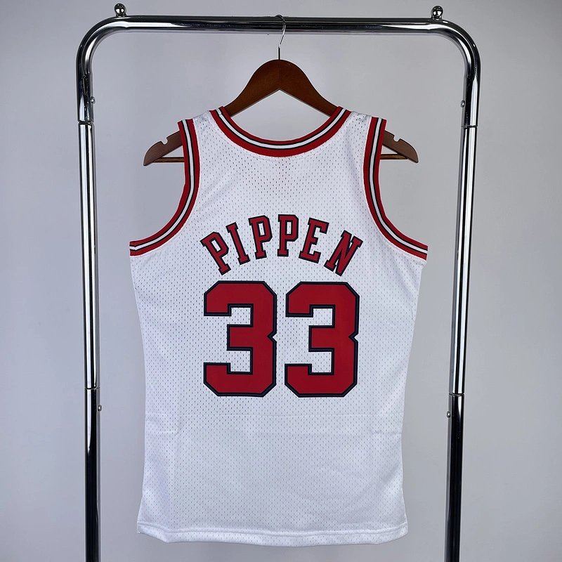 1997-98 NBA Chicago Bulls 33 PIPPEN Basketball Jersey