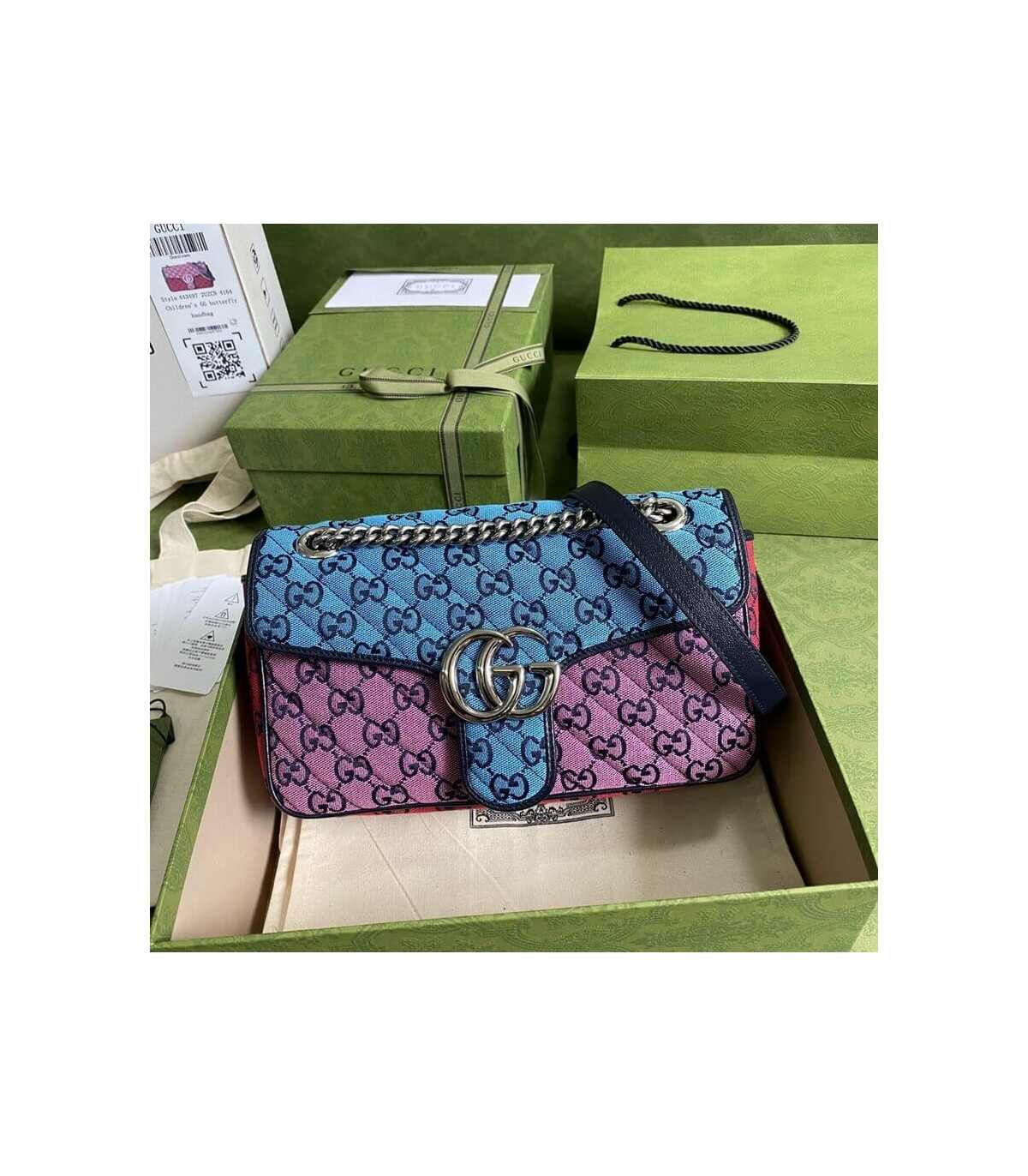 Gucci GG Marmont Multicolour Small Shoulder Bag