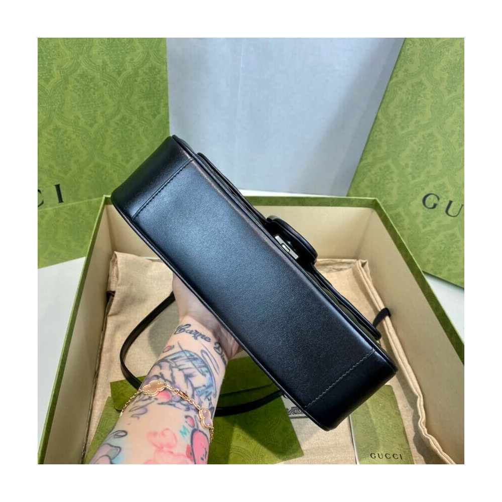 Gucci GG Marmont Small Shoulder Bag Black