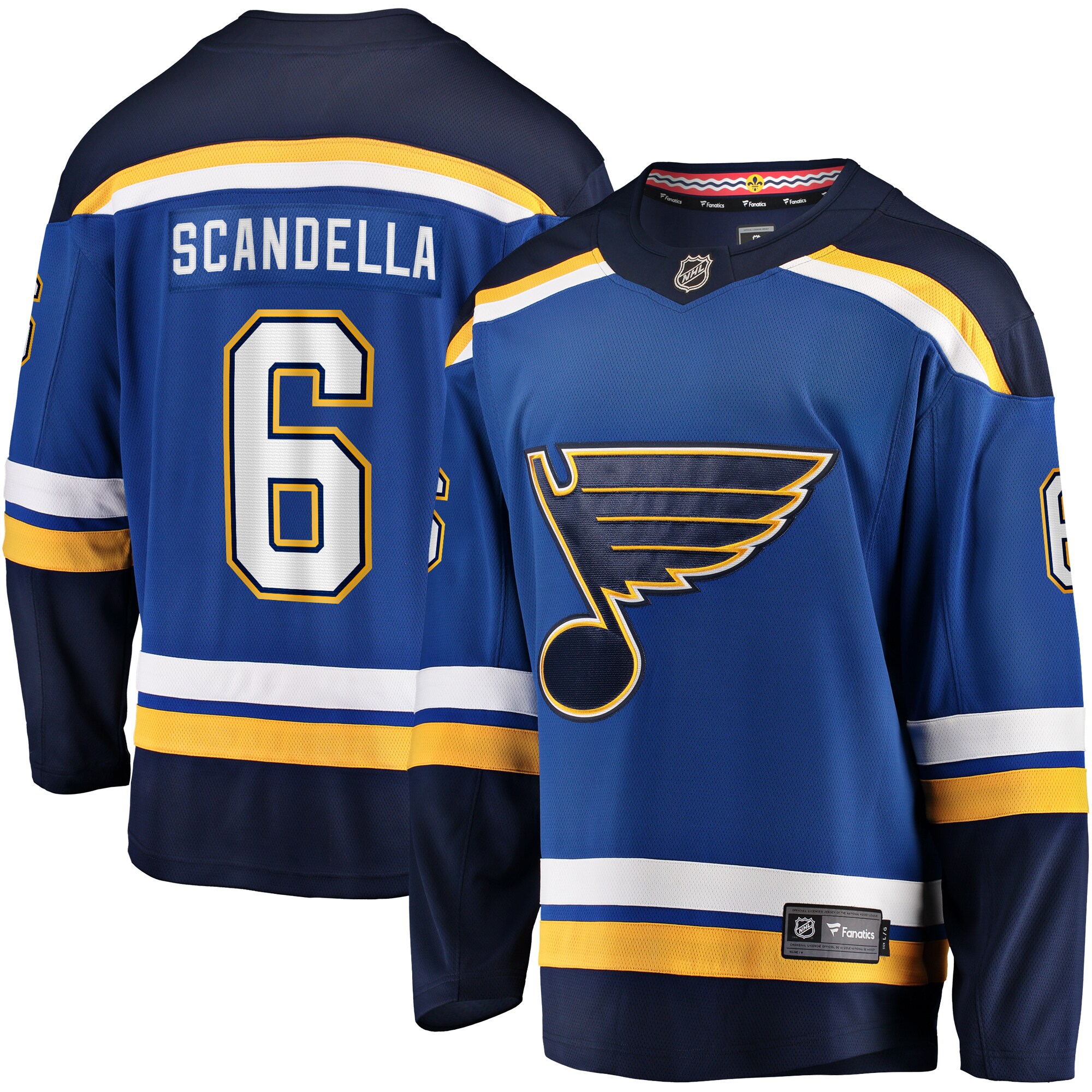 Marco Scandella St. Louis Blues Fanatics Home Premier Breakaway Player Jersey – Blue