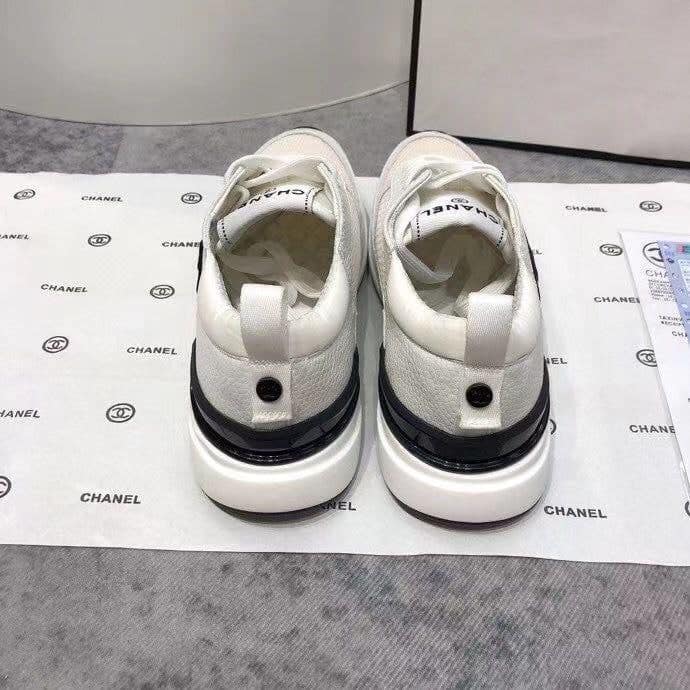 Chanel Cc Sneakers White