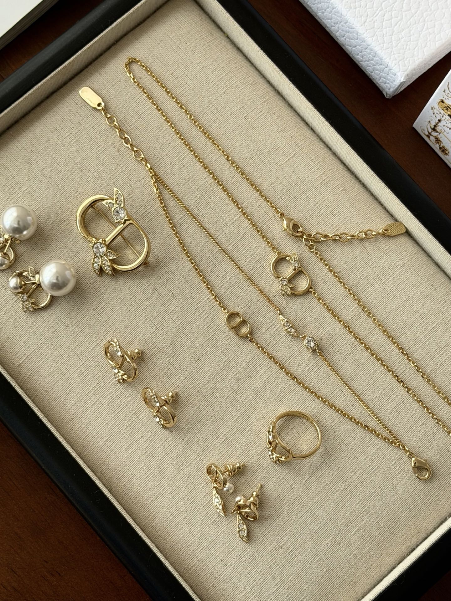Dior CD Mini Lily of the Valley Jewelry Collection