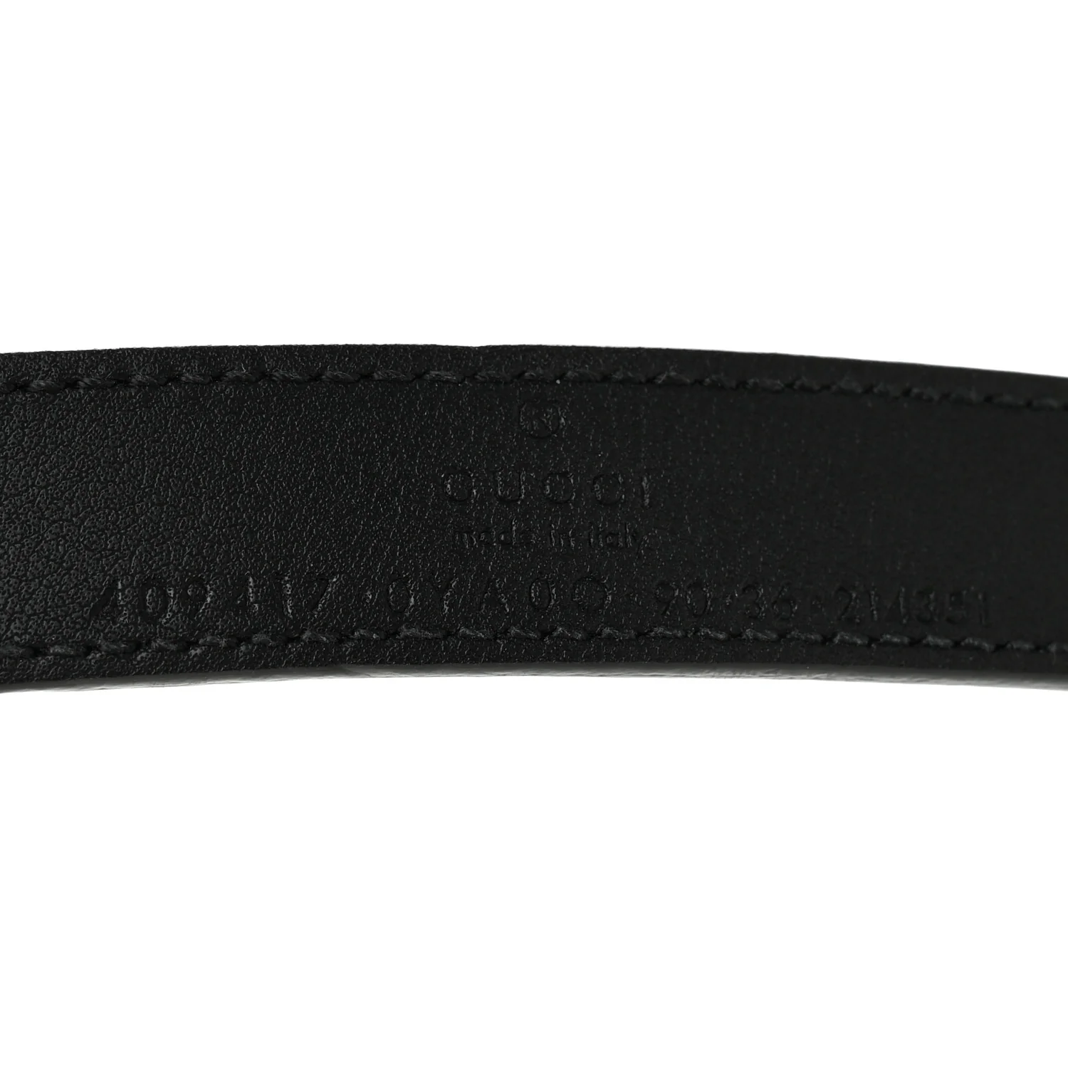 Calfskin Double G 90 36 Belt Black