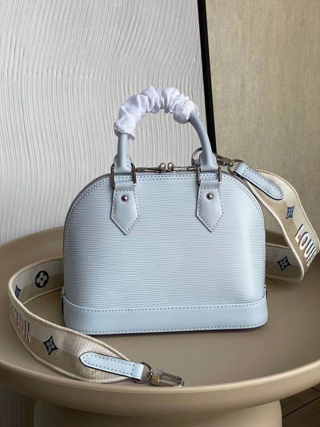 Louis Vuitton Alma Bb 23Cm Blue Bag