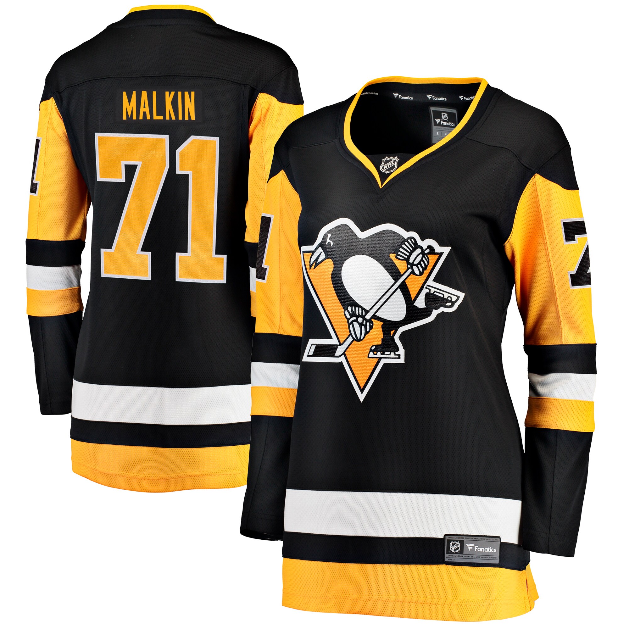 Evgeni Malkin Pittsburgh Penguins Fanatics Women’s Home Breakaway Player Jersey – Black