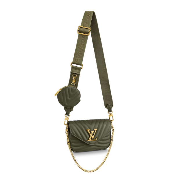 Louis Vuitton New Wave Multi Pochette Khaki Green 20Cm M56471