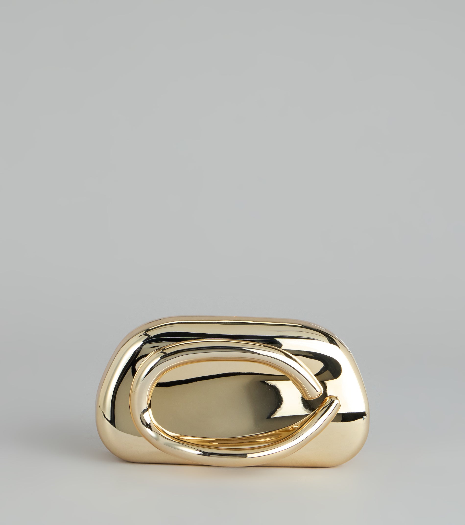 Finishing Touches Metallic Clutch Bag