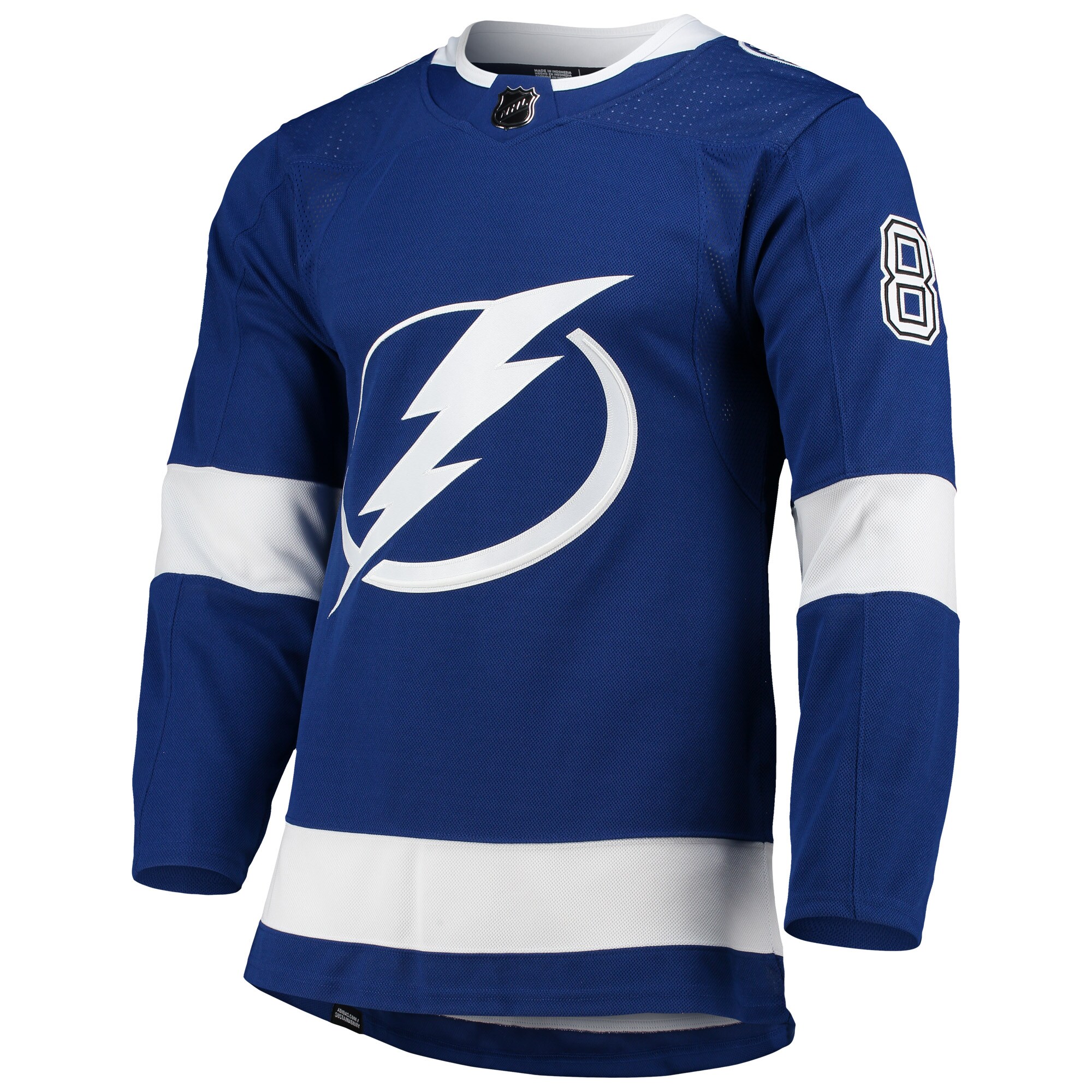 Nikita Kucherov Tampa Bay Lightning adidas Home Primegreen Authentic Player Jersey – Blue