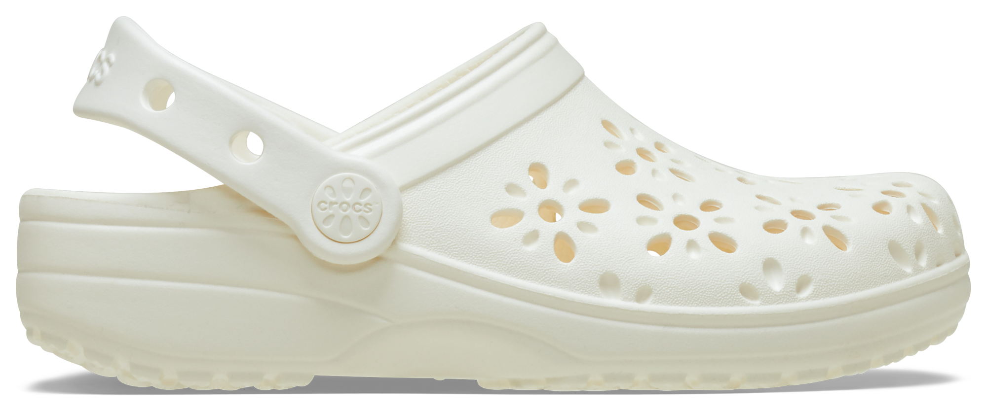 Crocs Floral Cutout Clogs