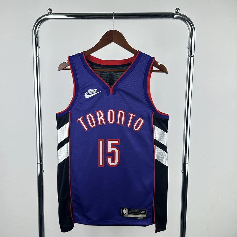 2024 NBA Toronto Raptors 15 CARTER Basketball Jersey