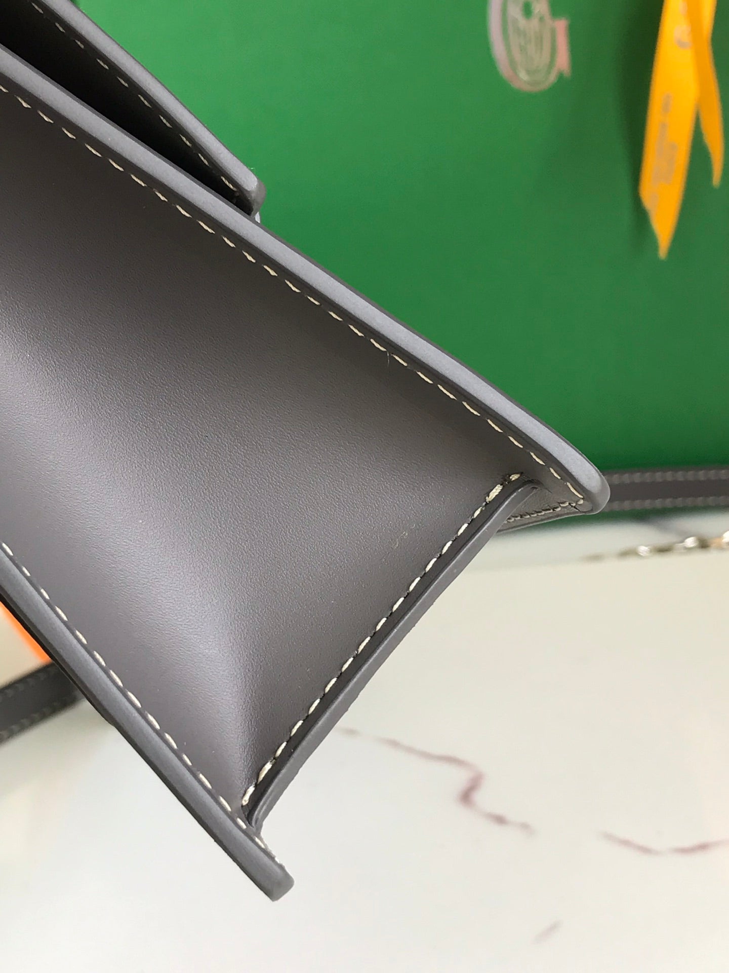 Goyard Duchesse Marie-Caroline Bag 25cm Gray Goyardine Canvas And Smooth Calfskin