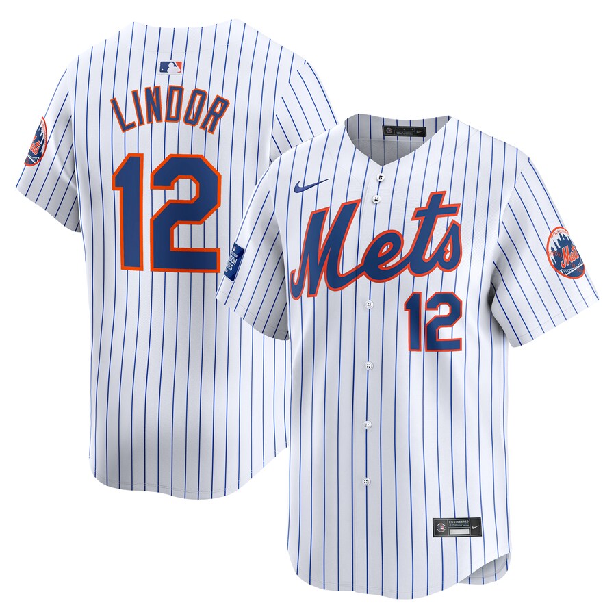 Francisco Lindor New York Mets 2024 MLB World Tour London Series Home Limited Player Jersey White