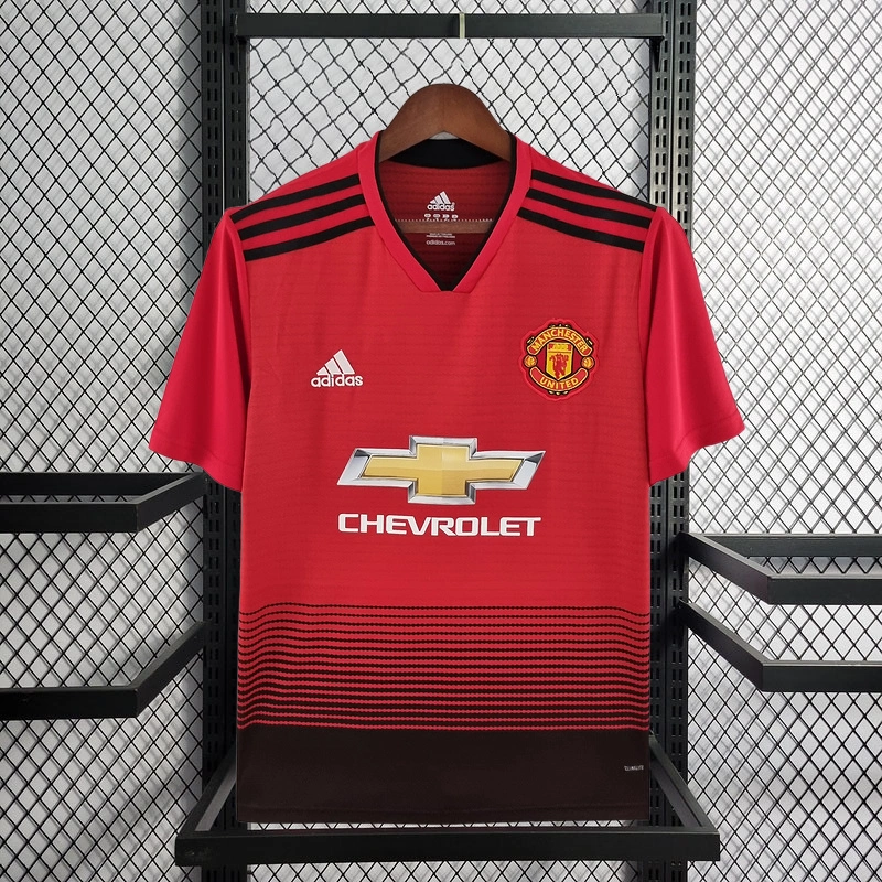 Retro 2018-19 Manchester United home field Football jersey retro