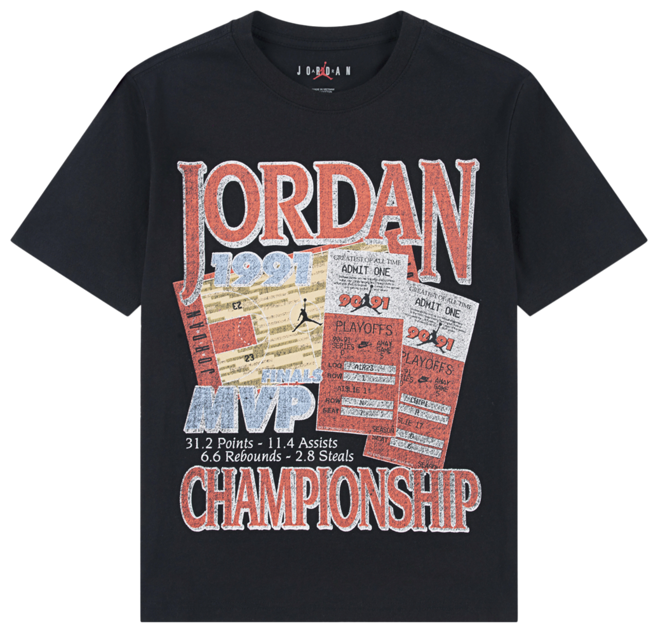 Jordan 91 Playoff Short Sleeve T-Shirt