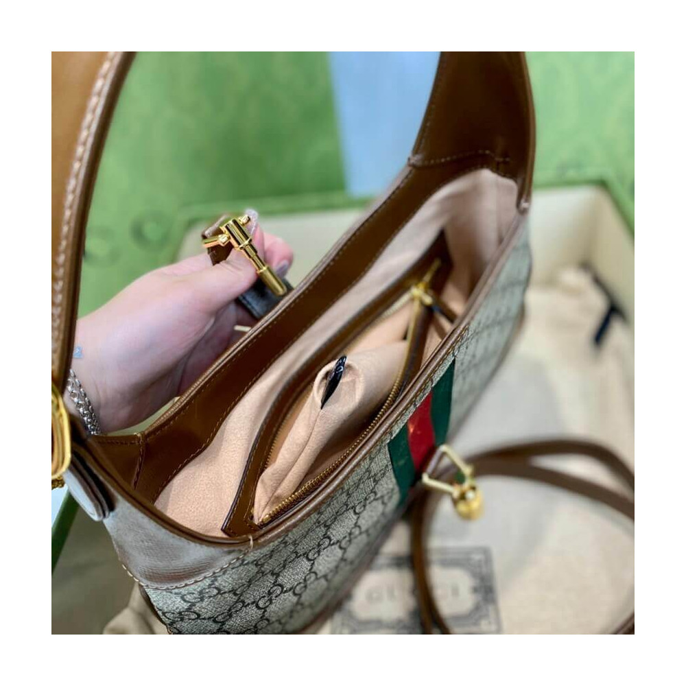 Gucci Jackie 1961 Small Shoulder Bag GG Supreme Canvas 28cm