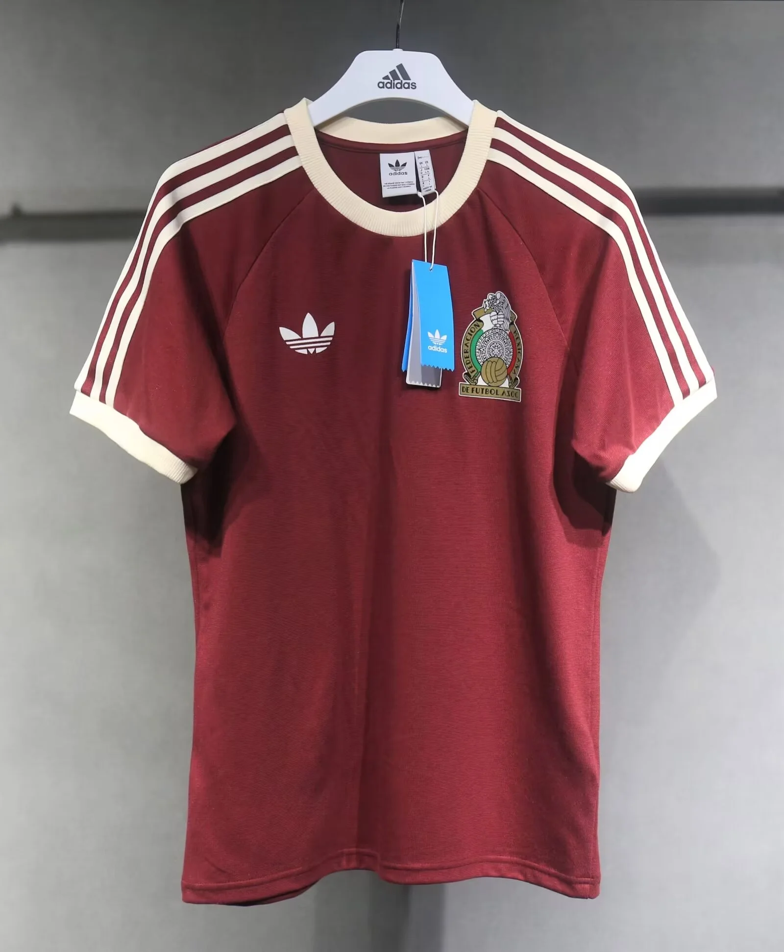 Retro 1984-85 Mexico Red Home football jersey Retro