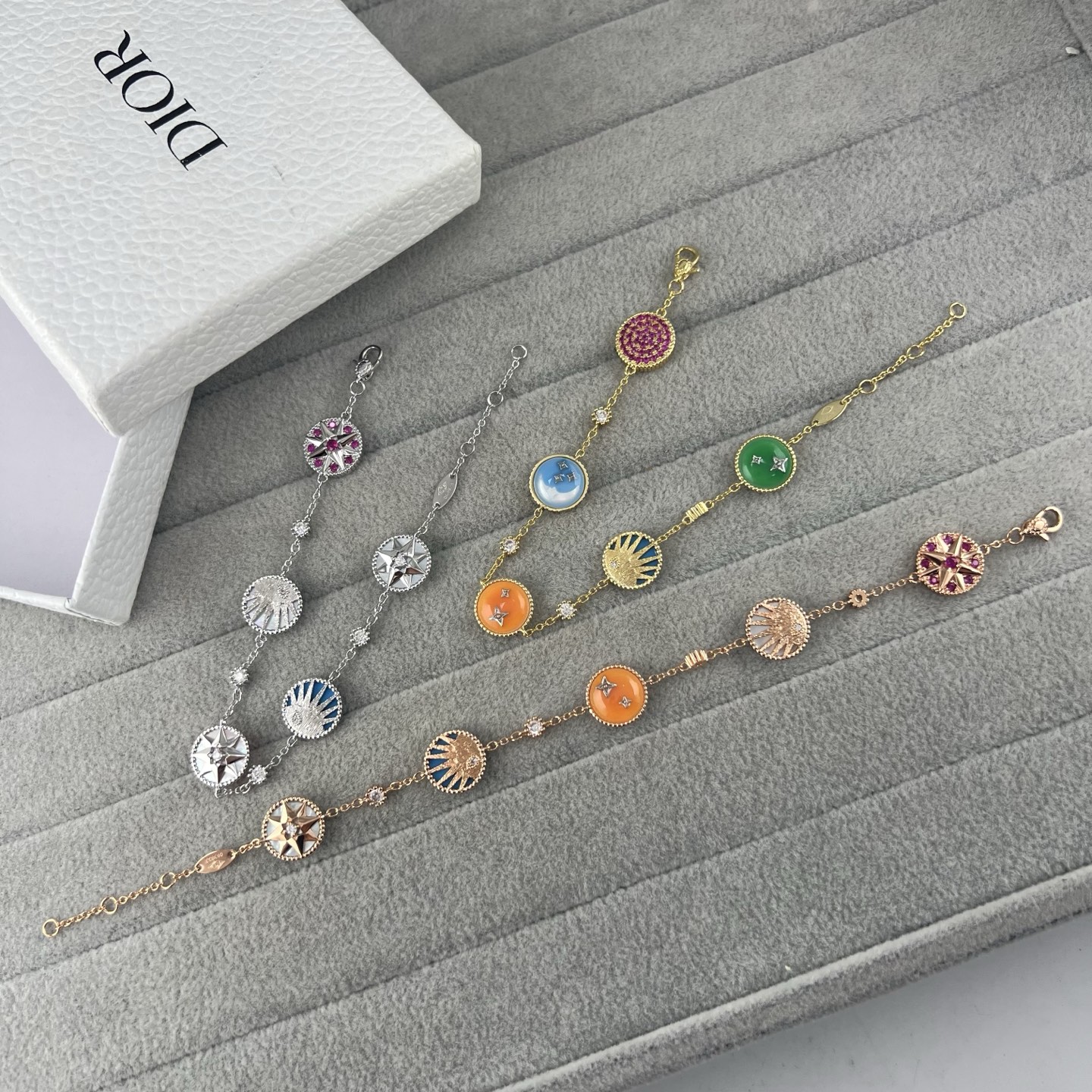 Sun God White Star Combination Bracelet