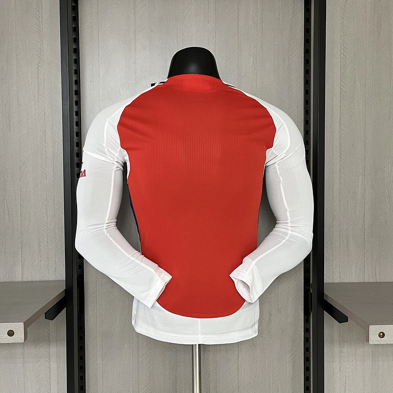 2024-25 Arsenal Home Player Long Sleeve Football jersey