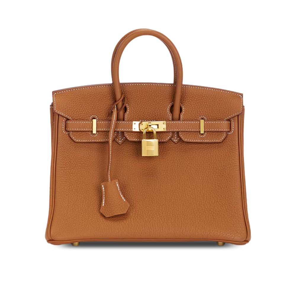 Hermes Birkin 30 Bag Brown Gold Hardware Togo Leather
