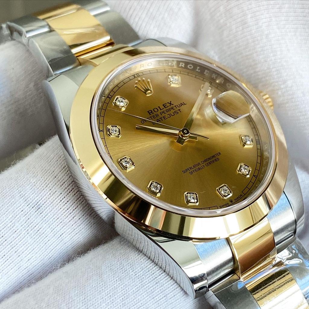 [Superclone] Rolex Datejust 41mm Champagne – Colour Dial Oyster 126303