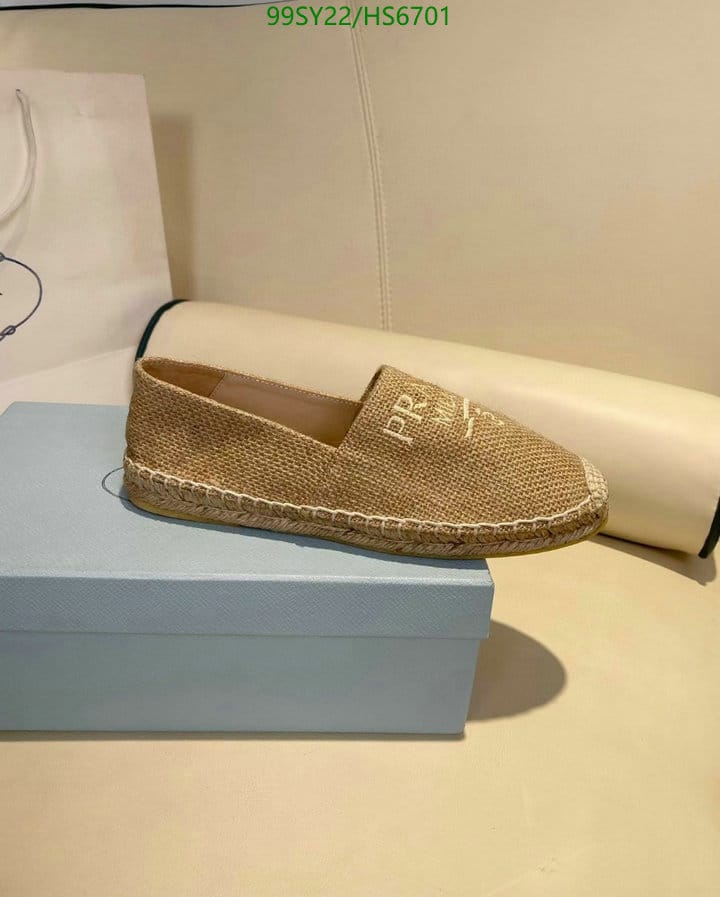Prada Linen Espadrilles Beige