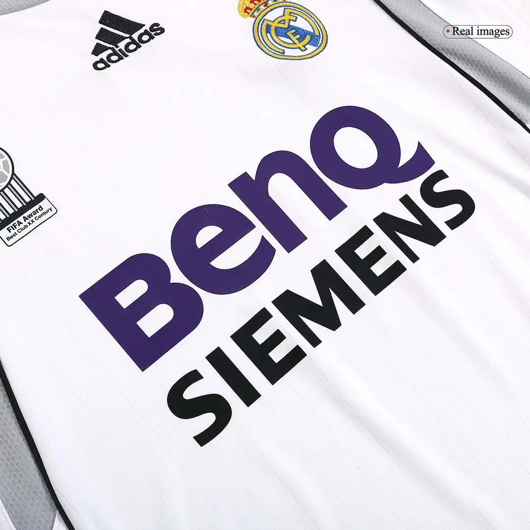 RAUL #7 Real Madrid 2006/07 Home Retro Football Jersey