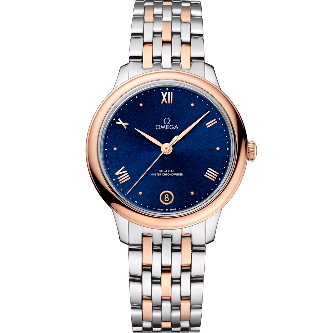 Omega De ville Prestige Stainless steel & 18K Sedna™Gold Lady's Watch 34mm 434.20.34.20.03.001