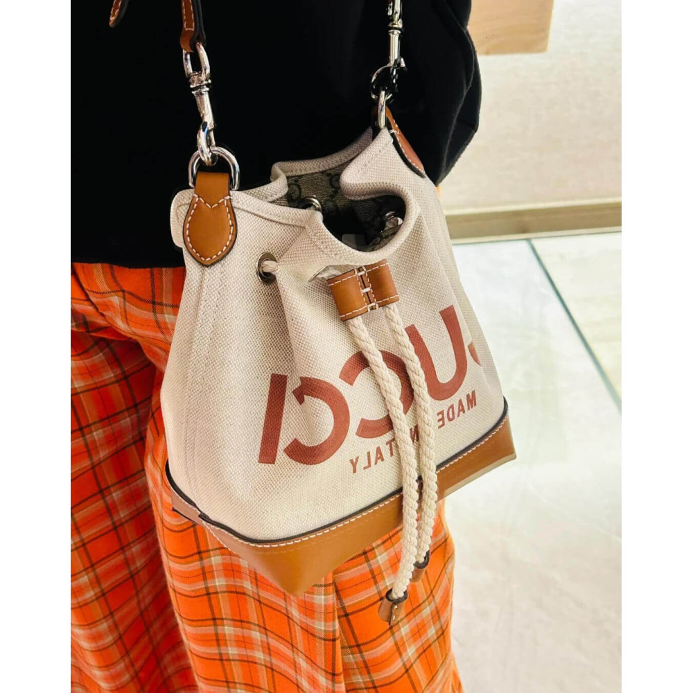 Gucci Mini Shoulder Bag With Gucci Print