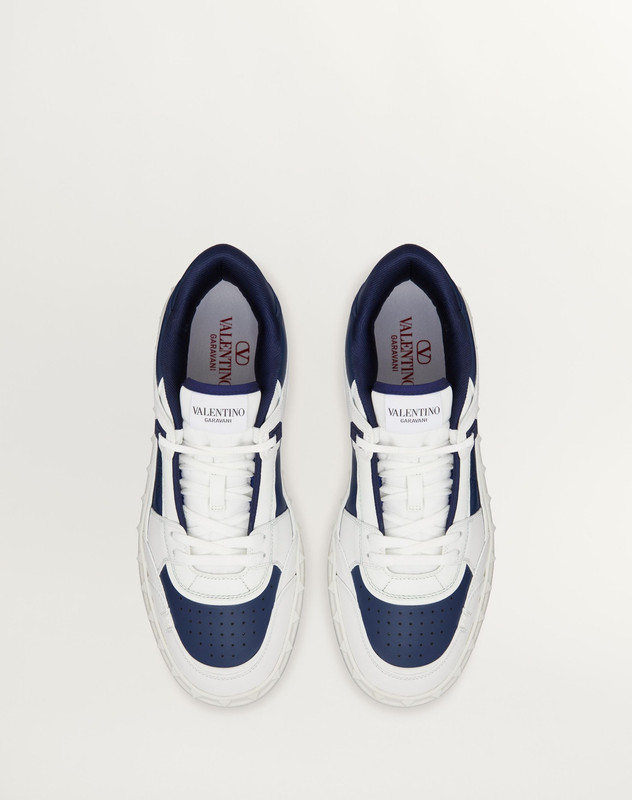 VALENTINO FREEDOTS LOW-TOP SNEAKER IN CALFSKIN