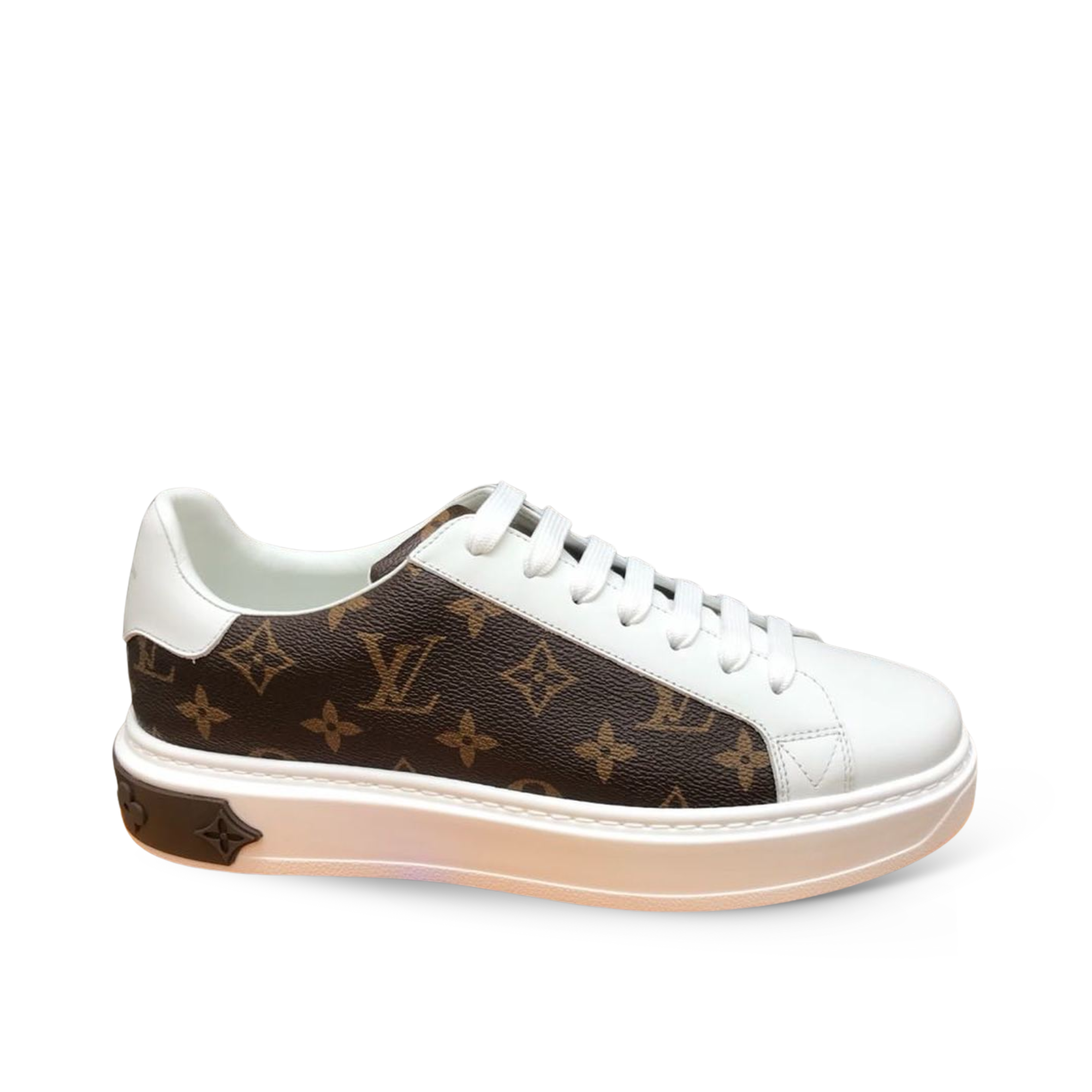 Louis Vuitton Time Out Sneaker Monogram Canvas White For Women