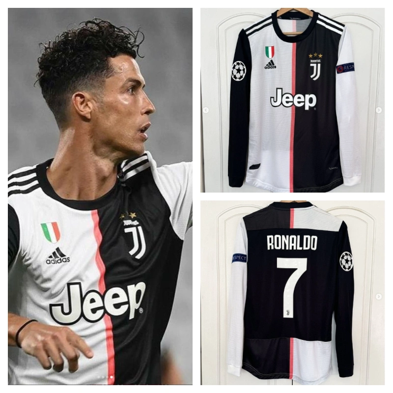 Retro 2019-20 Juventus Home Ronaldo Bonucci Danilo DYBALA Football jersey retro
