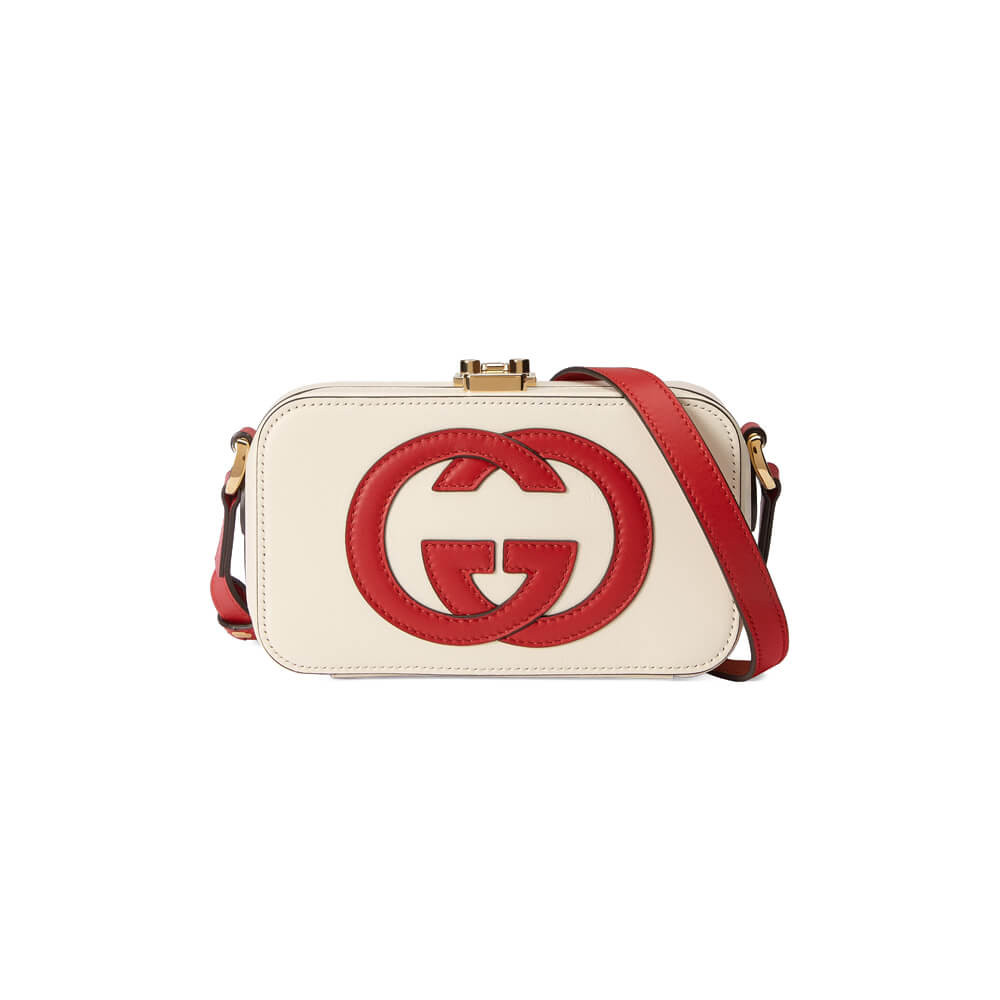 Gucci Interlocking G Mini Bag in White Leather