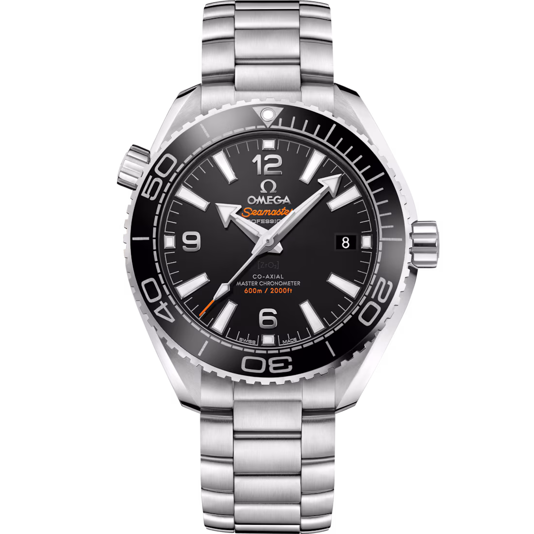 Omega Seamaster Planet Ocean 600M 39.5mm Black Dial Stainless Steel Bracelet 215.30.40.20.03.001