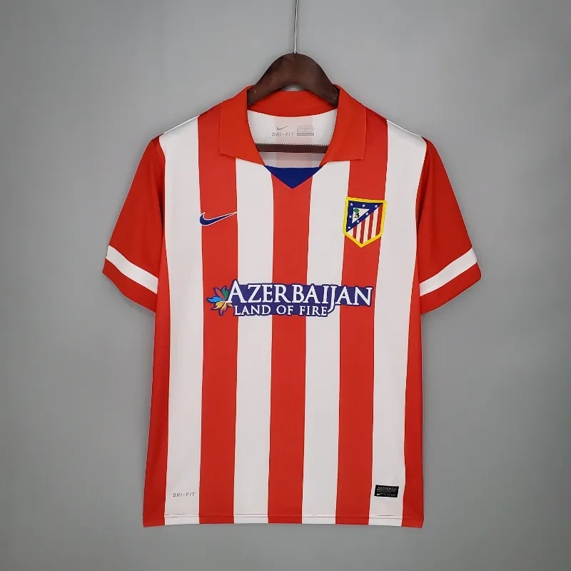 Retro 2013-14 Atletico Madrid home Football jersey retro