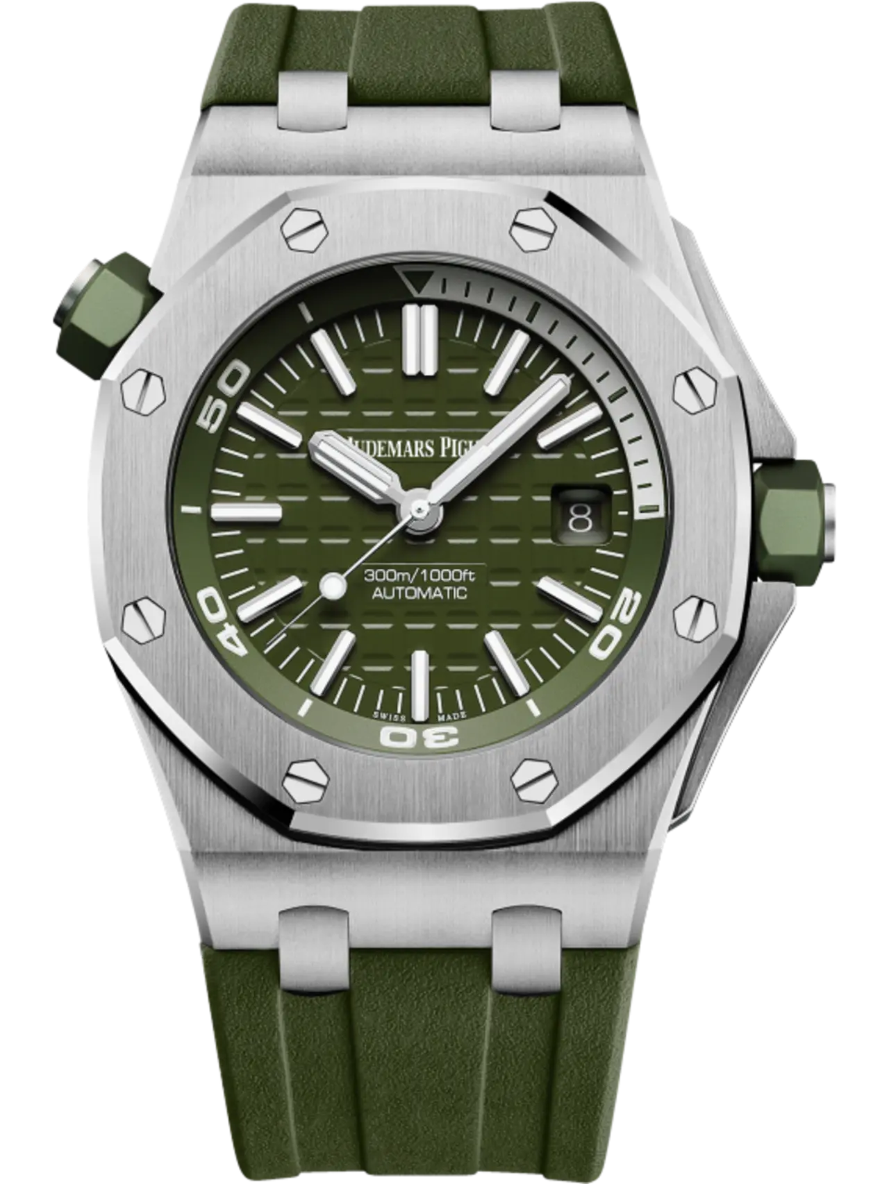Audemars Piguet OFFSHORE DIVER Khaki Dial 42mm 15710ST.OO.A052CA.01