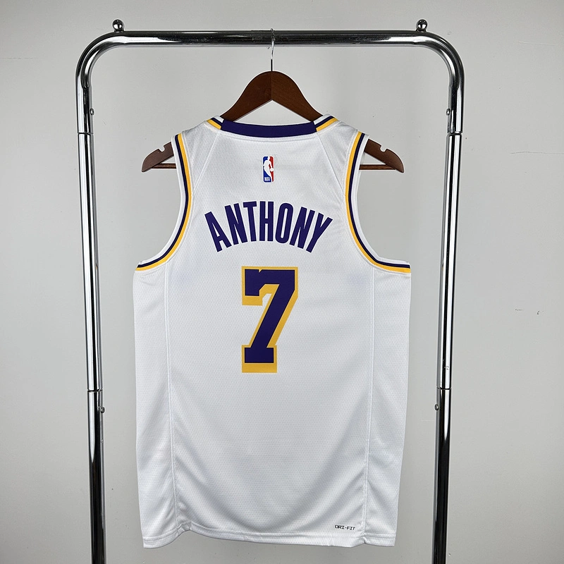 2023 NBA Lakers 7 ANTHONY Basketball Jersey