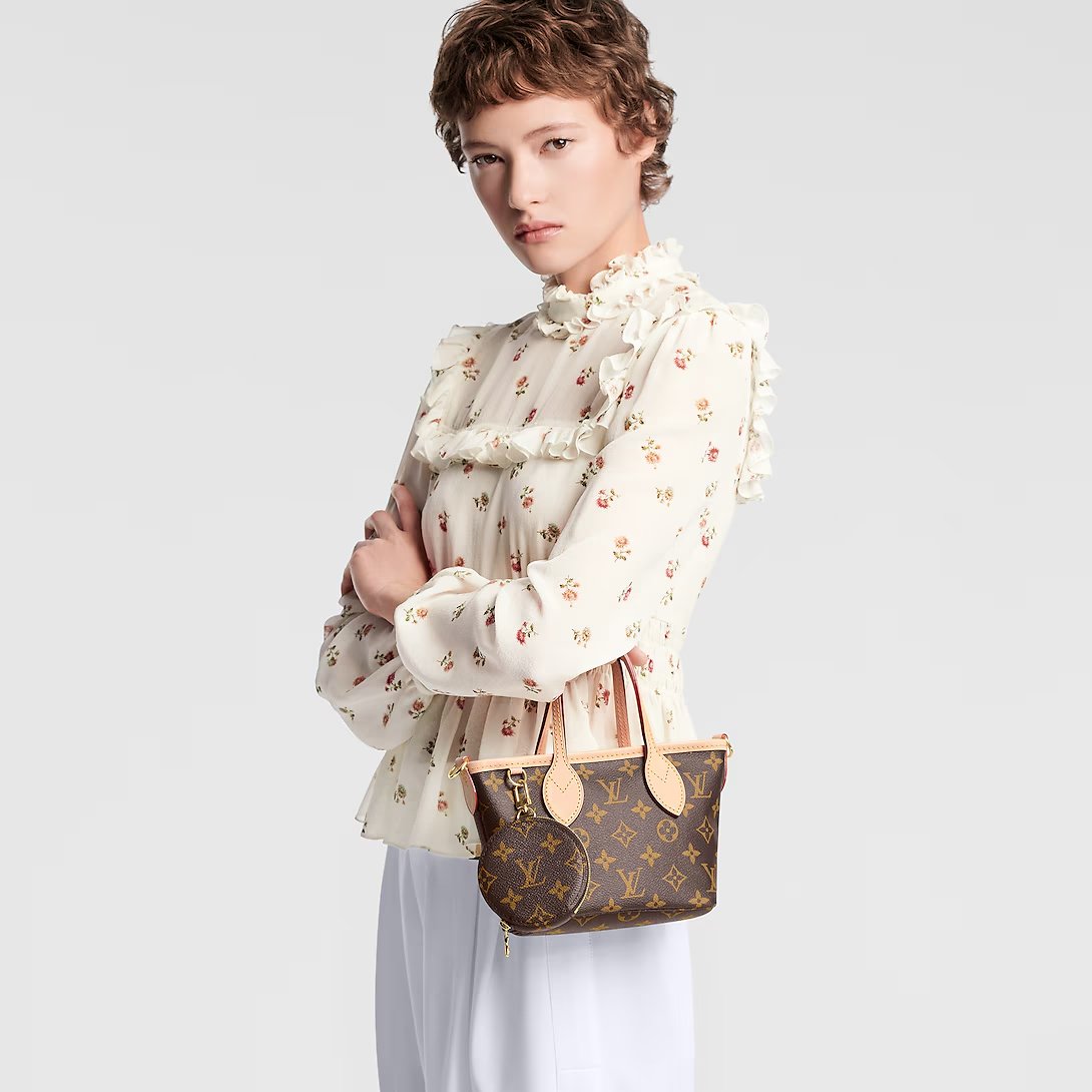 Louis Vuitton Neverfull BB Peony Pink 23.8cm M46786