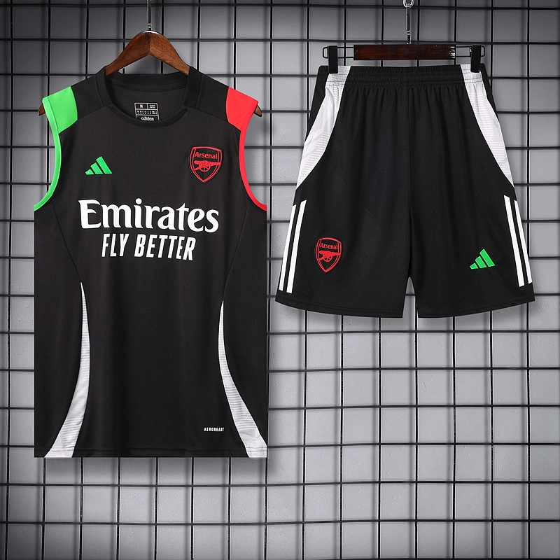 2024-25 season Arsenal Black Sleeveless Vest Training Wear